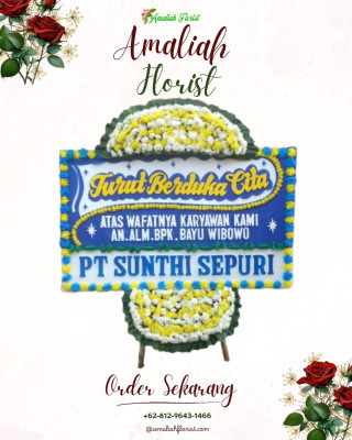 Papan Bunga Duka di Tlogowero