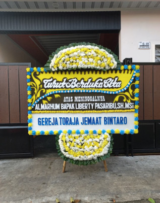 Papan Bunga Duka di Tlogowero