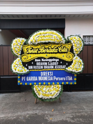 Papan Bunga Duka di Tlogowero