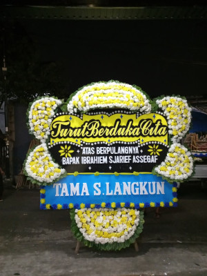 Papan Bunga Duka di Tlogowero